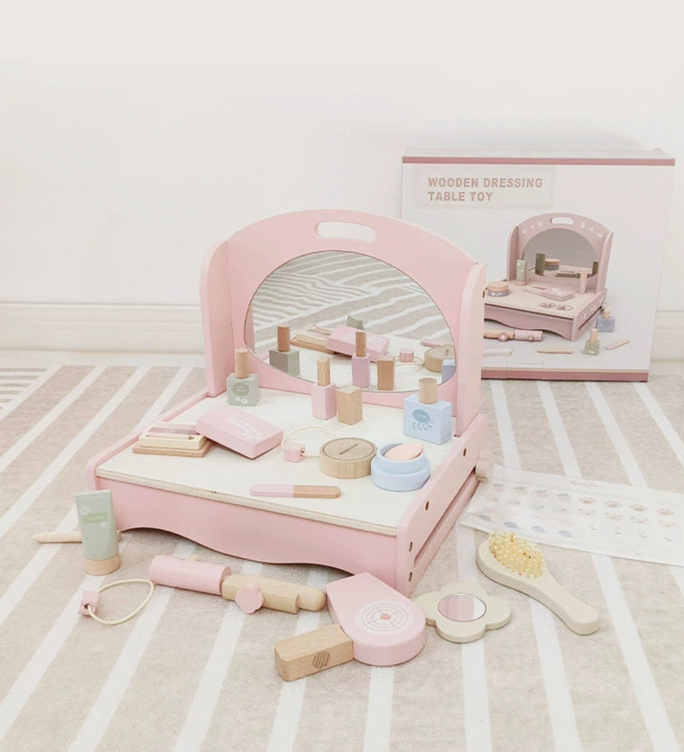 Wooden Dressing Table Play Set