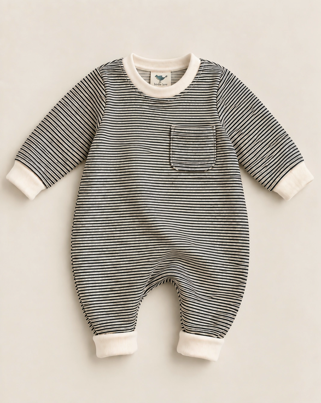 Striped Cozy Romper