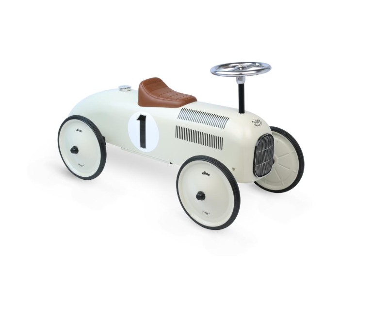 Ride On Vintage Car | White