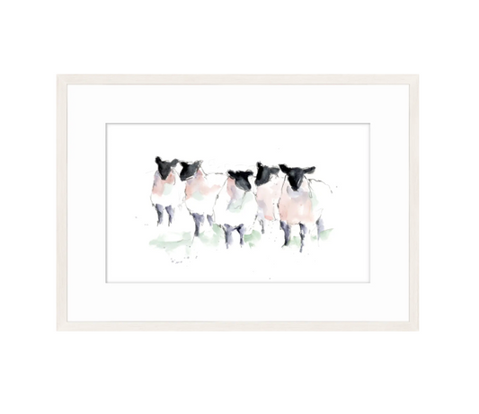 Watercolour Sheep I