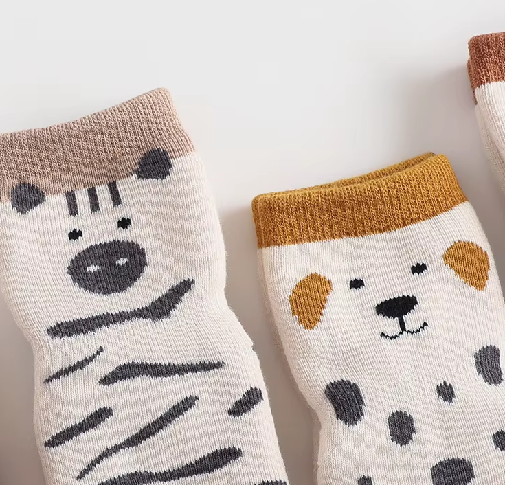 Animal Grip Socks
