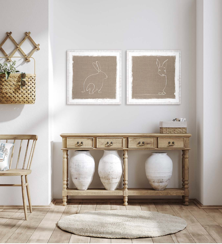 Cottage - Single Line Rabbit II