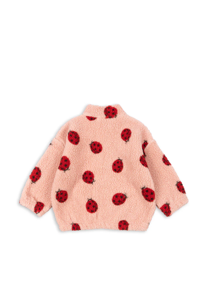 Jody Teddy Jacket | Lady Bug Pink