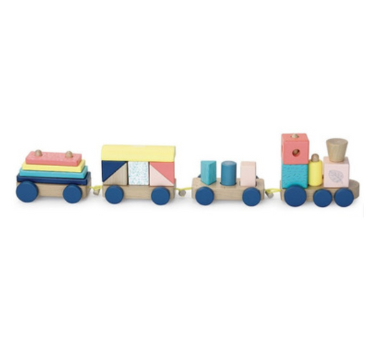 Wooden Stacking Train
