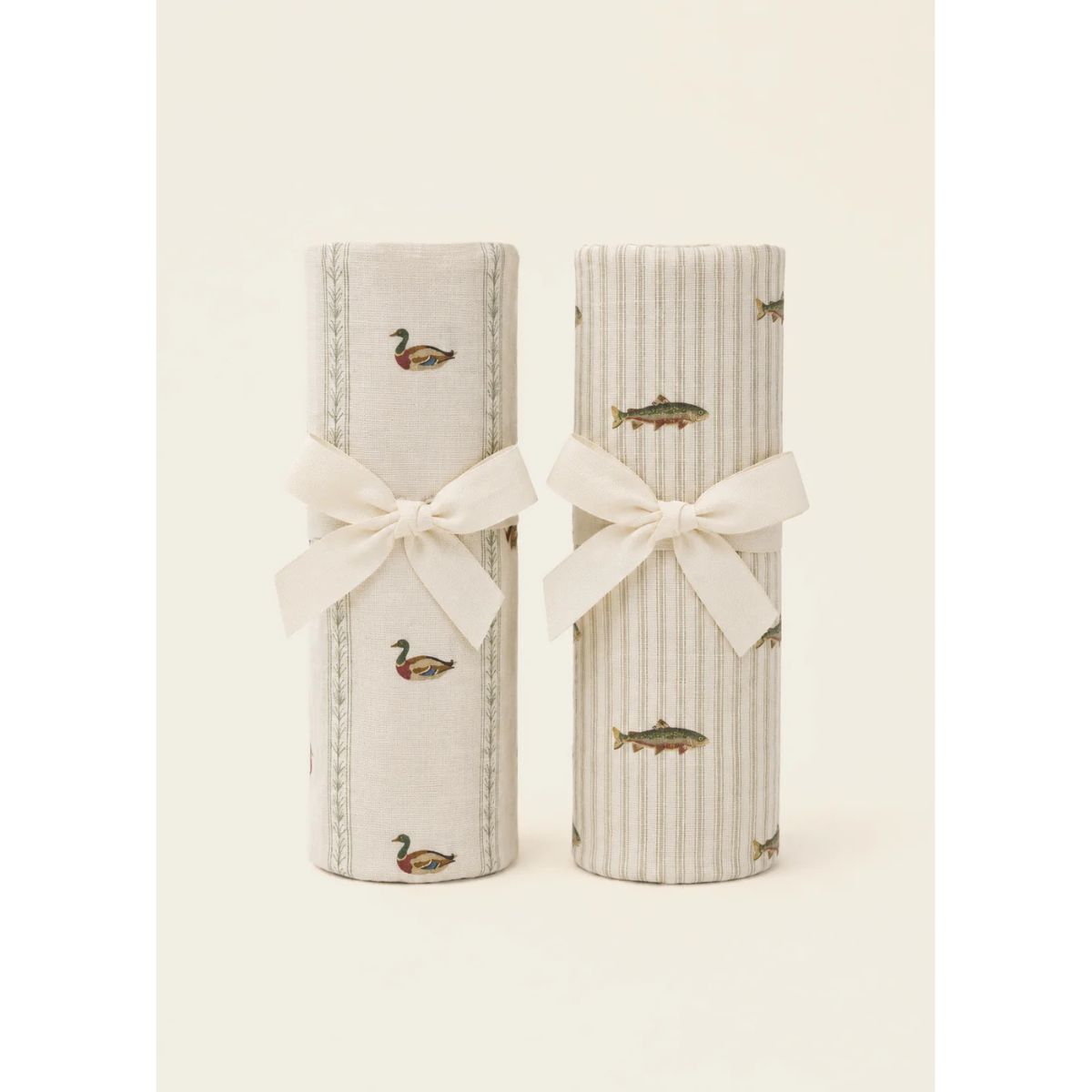 Mallard Duck & Trout | Muslin Swaddle Set