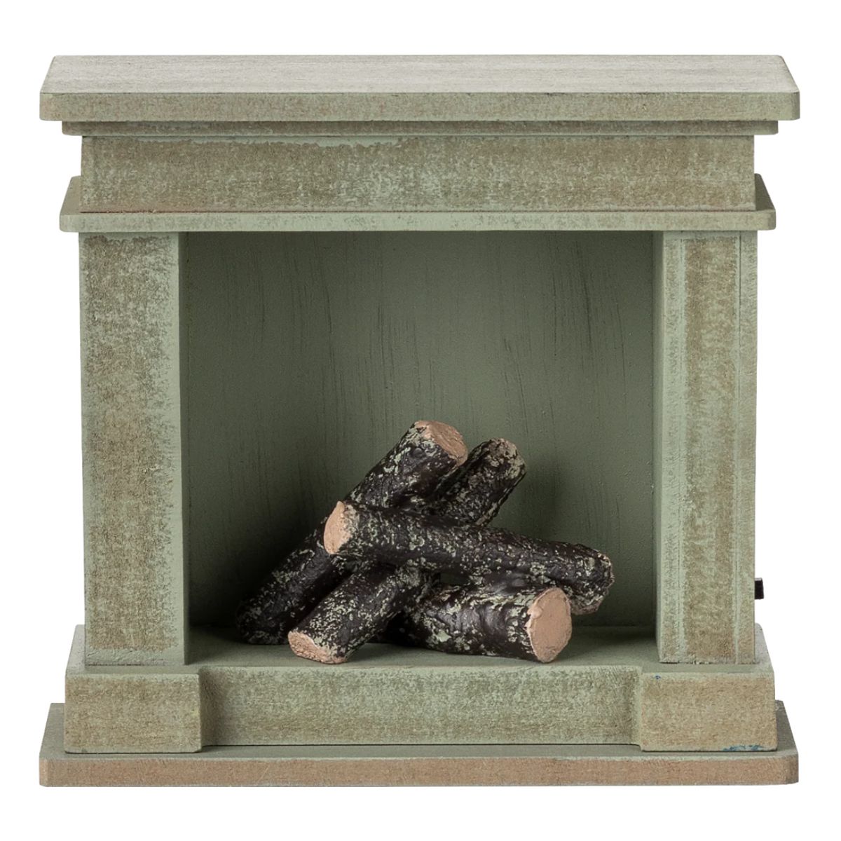 Miniature Fireplace | Dusty green