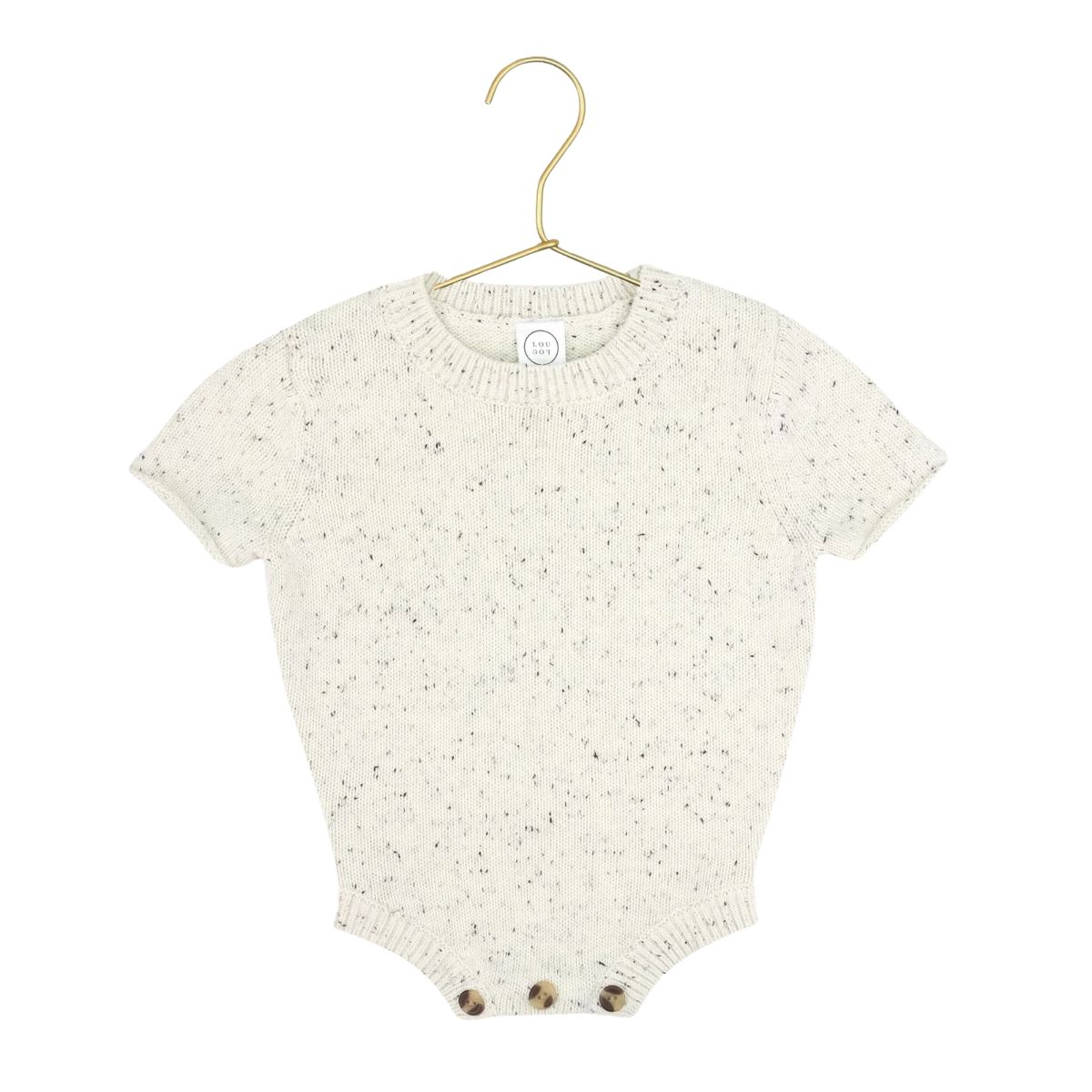 Knit Onesie | Cream Speckle