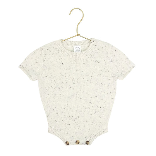 Knit Onesie | Cream Speckle