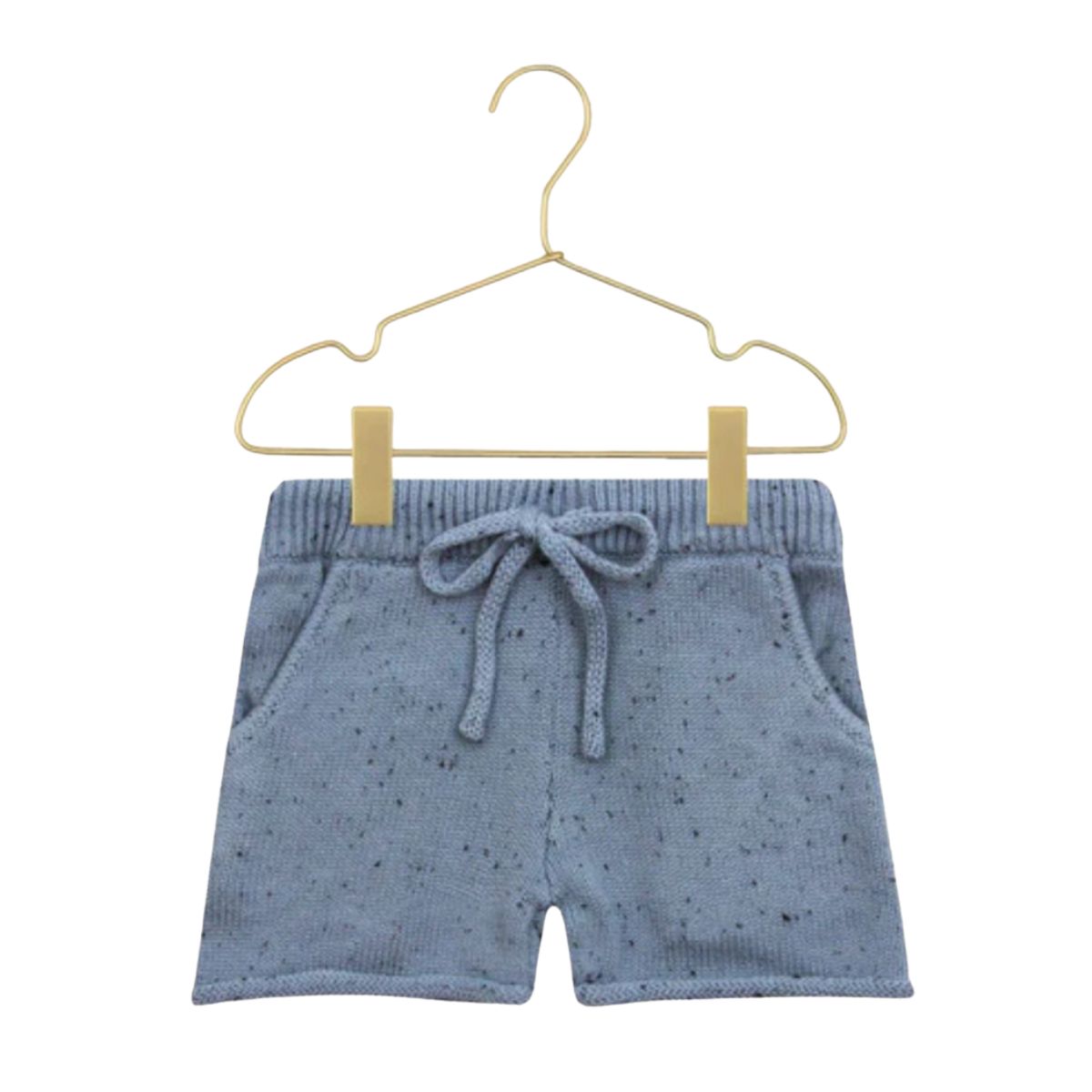 Knit Shorts | Cadet Speckle