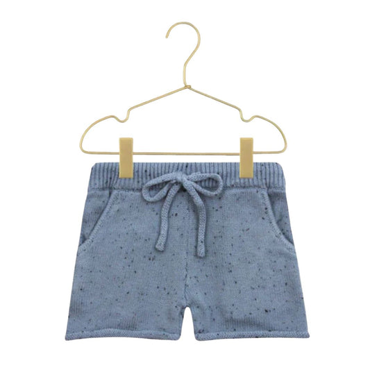 Knit Shorts | Cadet Speckle