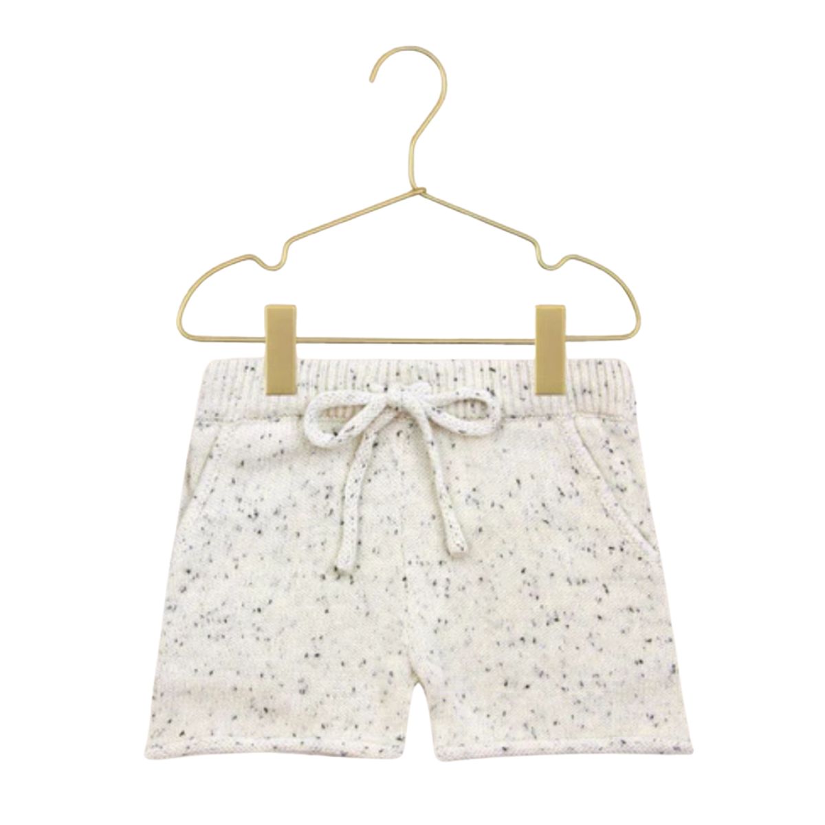 Knit Shorts | Cream Speckle