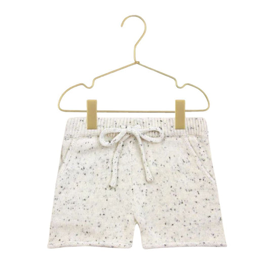 Knit Shorts | Cream Speckle