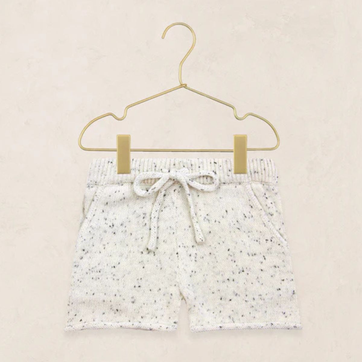 Knit Shorts | Cream Speckle