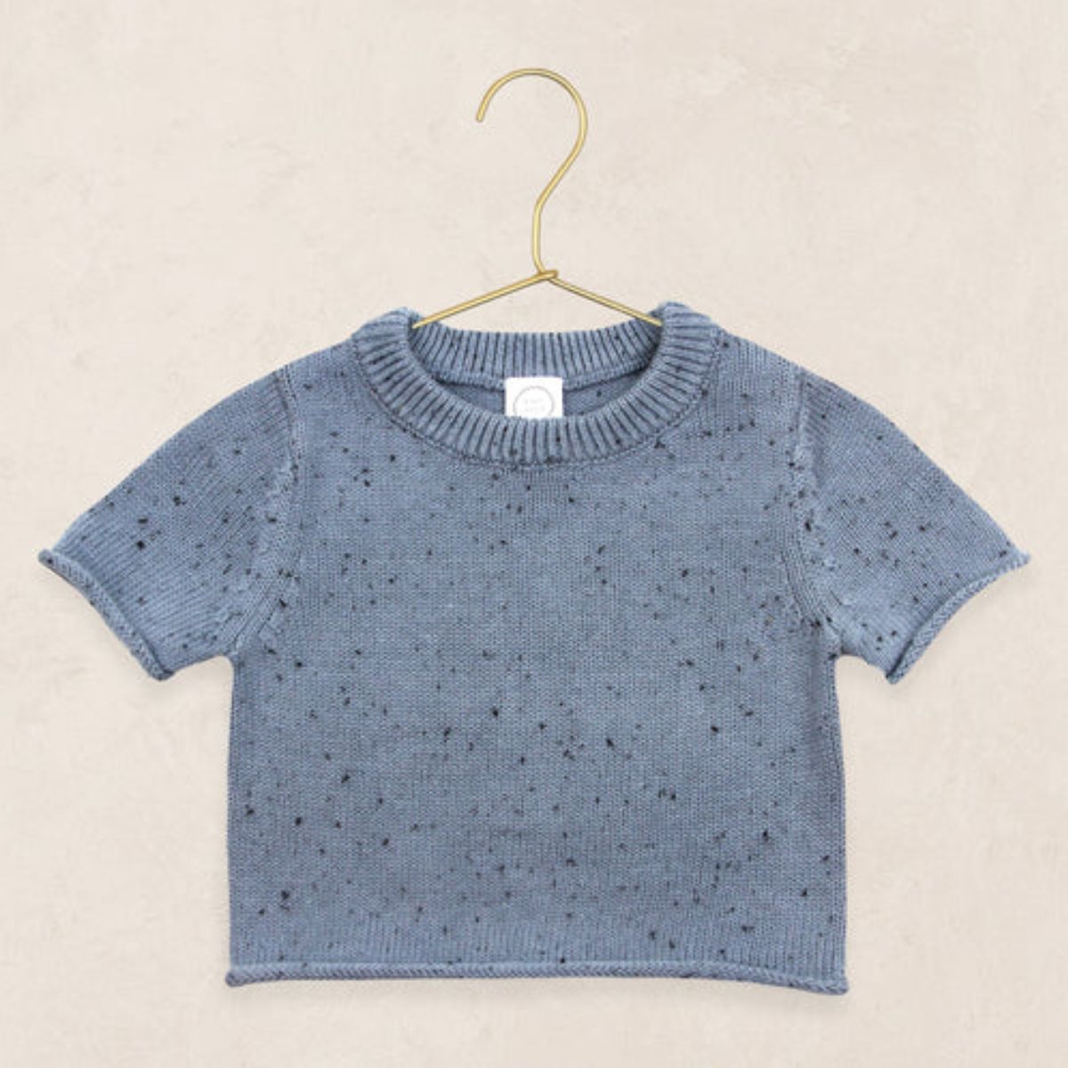Knit Short Sleeve Tee | Cadet Speckle