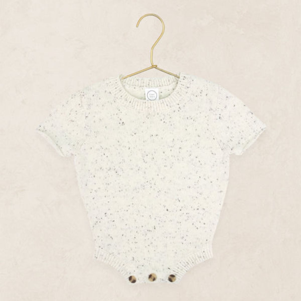 Knit Onesie | Cream Speckle