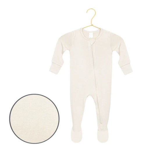 Dakota Plush Knit Zipper Footies