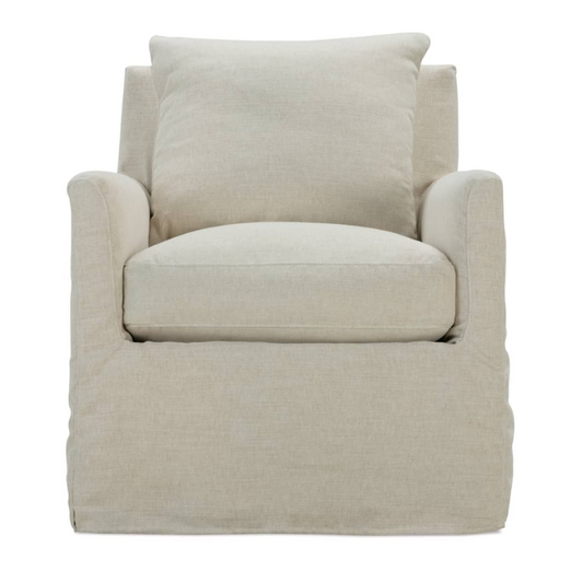 Lilah Slipcover Swivel Glider Chair