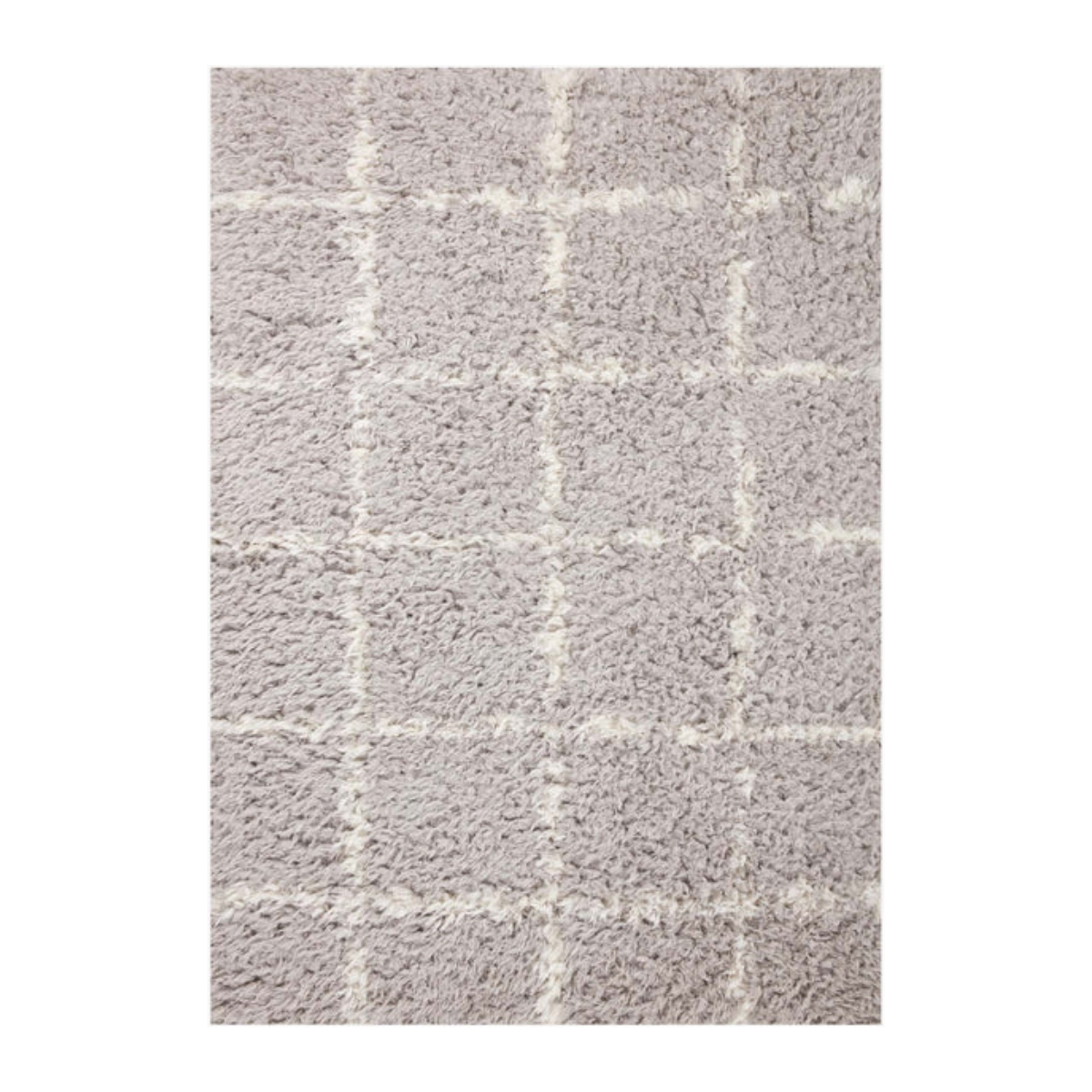 Amira Rug | Silver & Ivory
