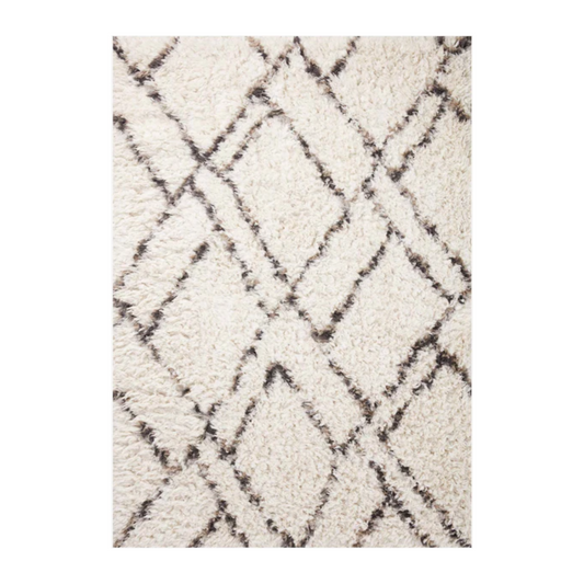 Amira Rug | Ivory & Bark