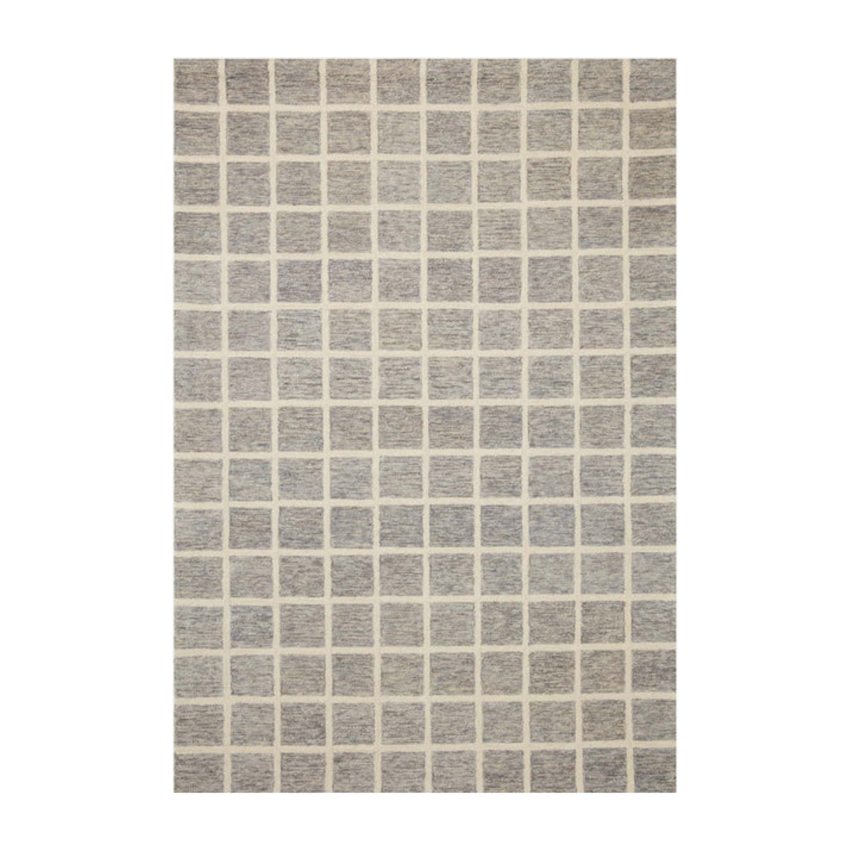 Polly Rug | Slate & Ivory