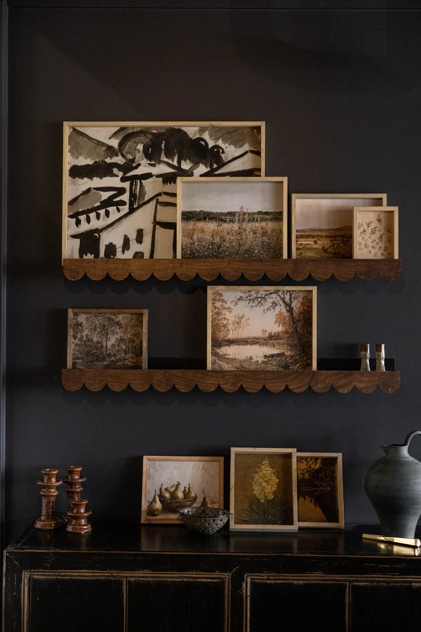 Raw Wood Scalloped Trim | 2 lengths