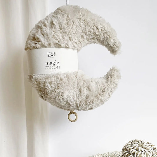 Cozy Magic Moon Musical Mobile | Ivory