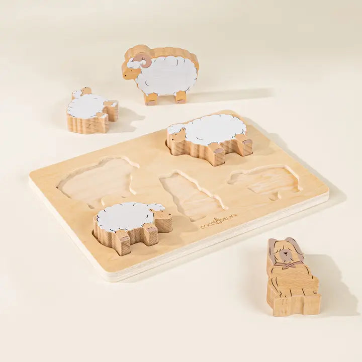 Wooden Shepard Animals | Set of 5