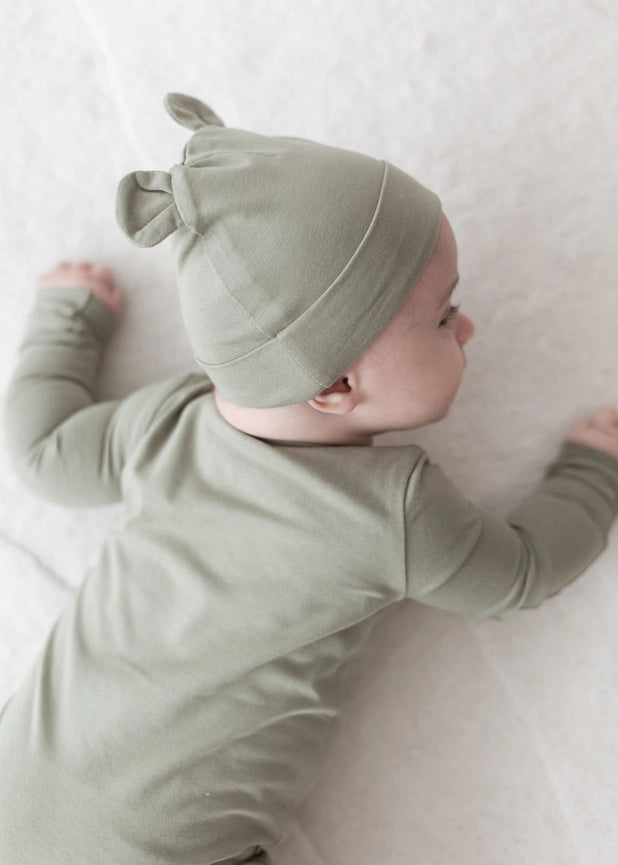 Baby Bear Beanie | Moss