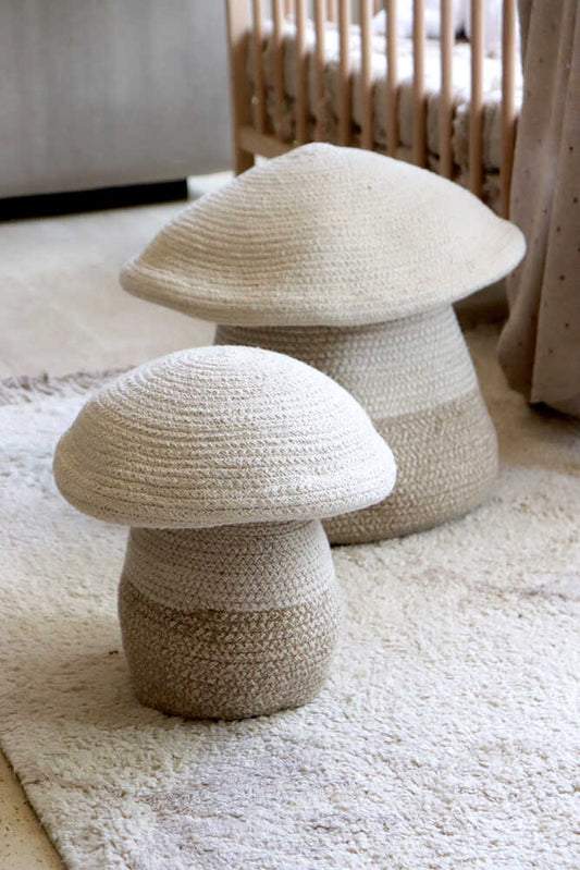 Handmade Mushroom Storage Baskets (Set)