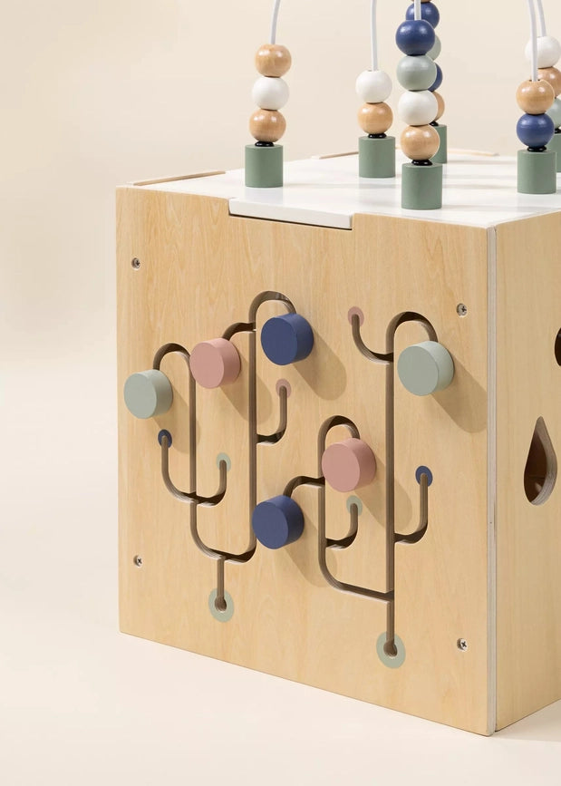 Wooden Learning Cube Toy