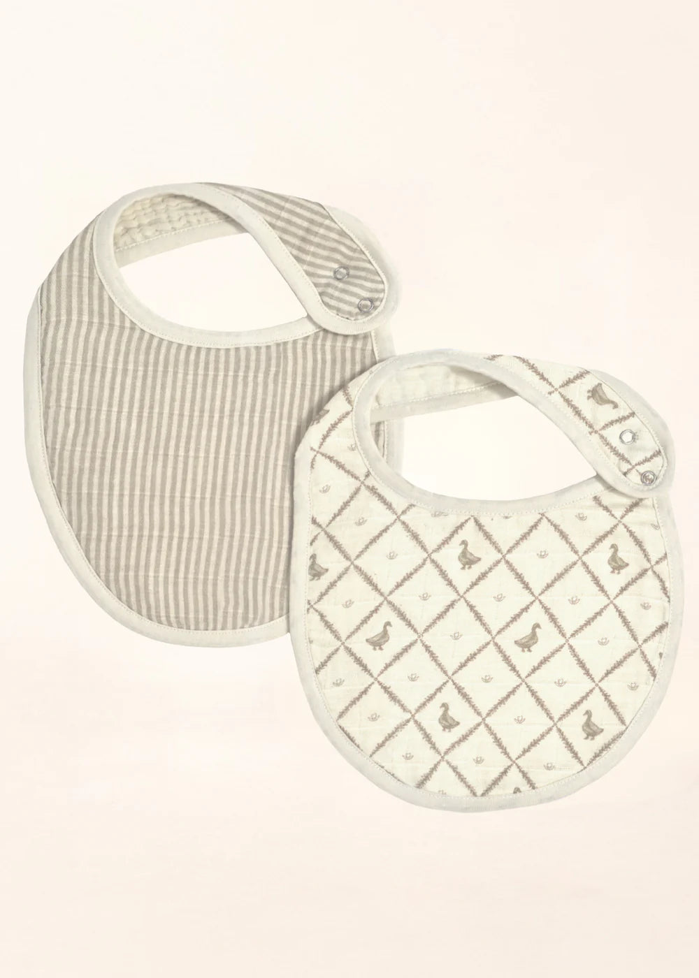 Muslin Bib Set | Bears & Ducks