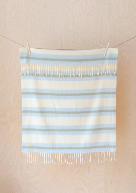 Lambswool Baby Blanket | Stripe