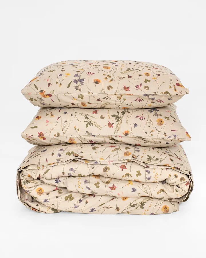 Linen Duvet Cover | Botanical