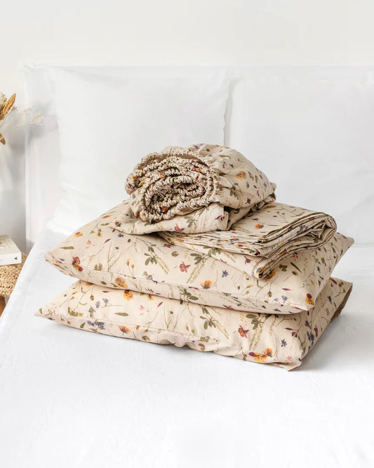 Linen Sheet Set | Botanical