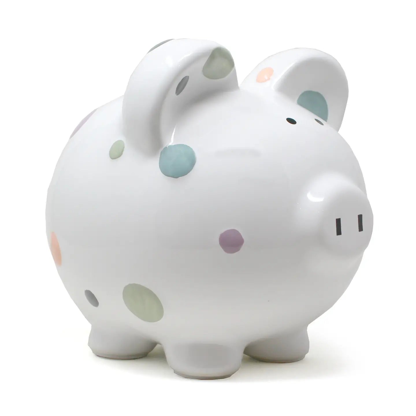 Pastel Polka Dot Piggy Bank