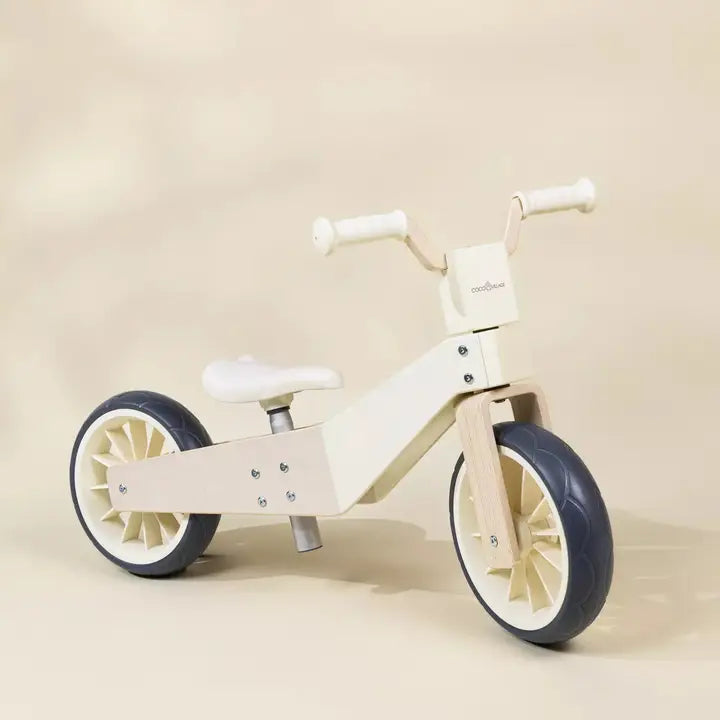 Wooden Balance Bike | White