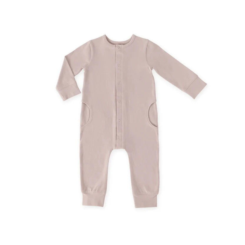Essentials Cotton Romper | Pale Pink