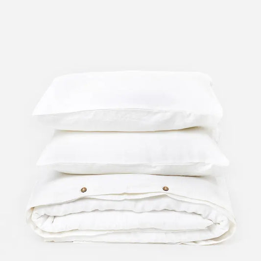 Linen Duvet Cover | White
