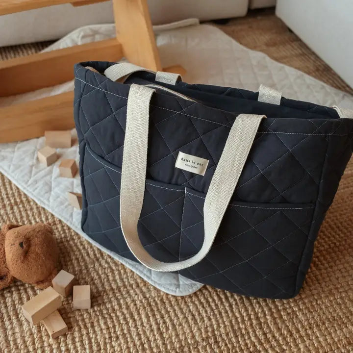 Adjustable Quilted Diaper Bag