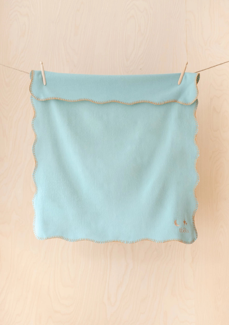 Lambswool Baby Blanket | Scallop