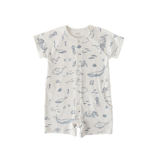 Short Sleeve Romper | Life Aquatic
