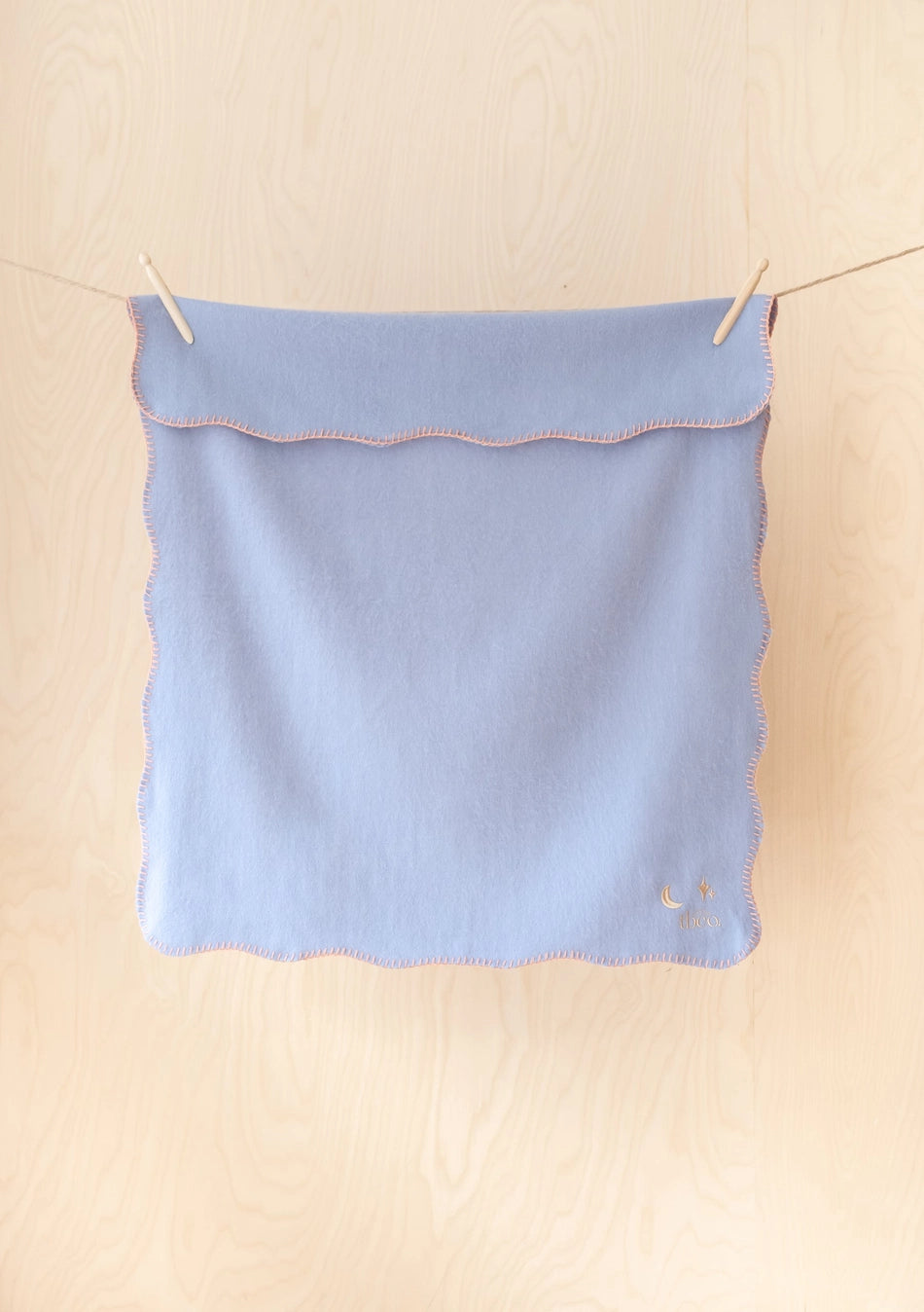 Lambswool Baby Blanket | Scallop