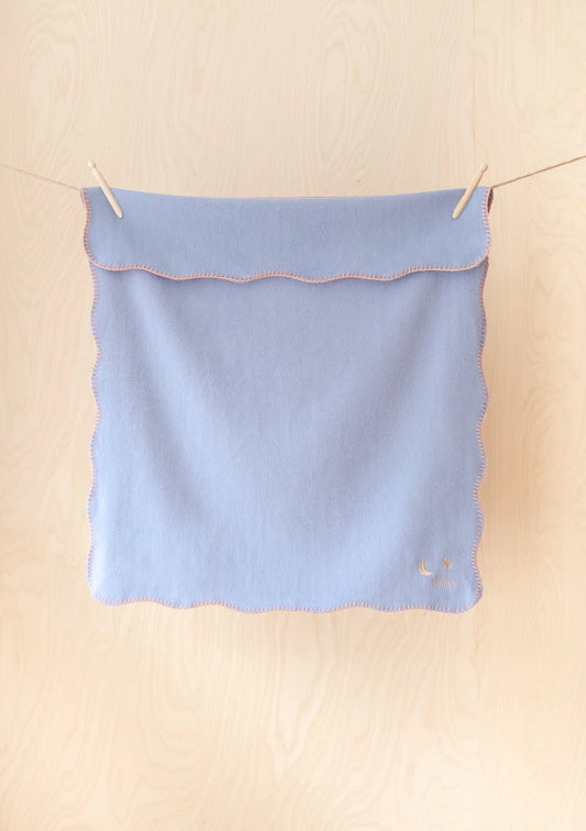 Lambswool Baby Blanket | Scallop
