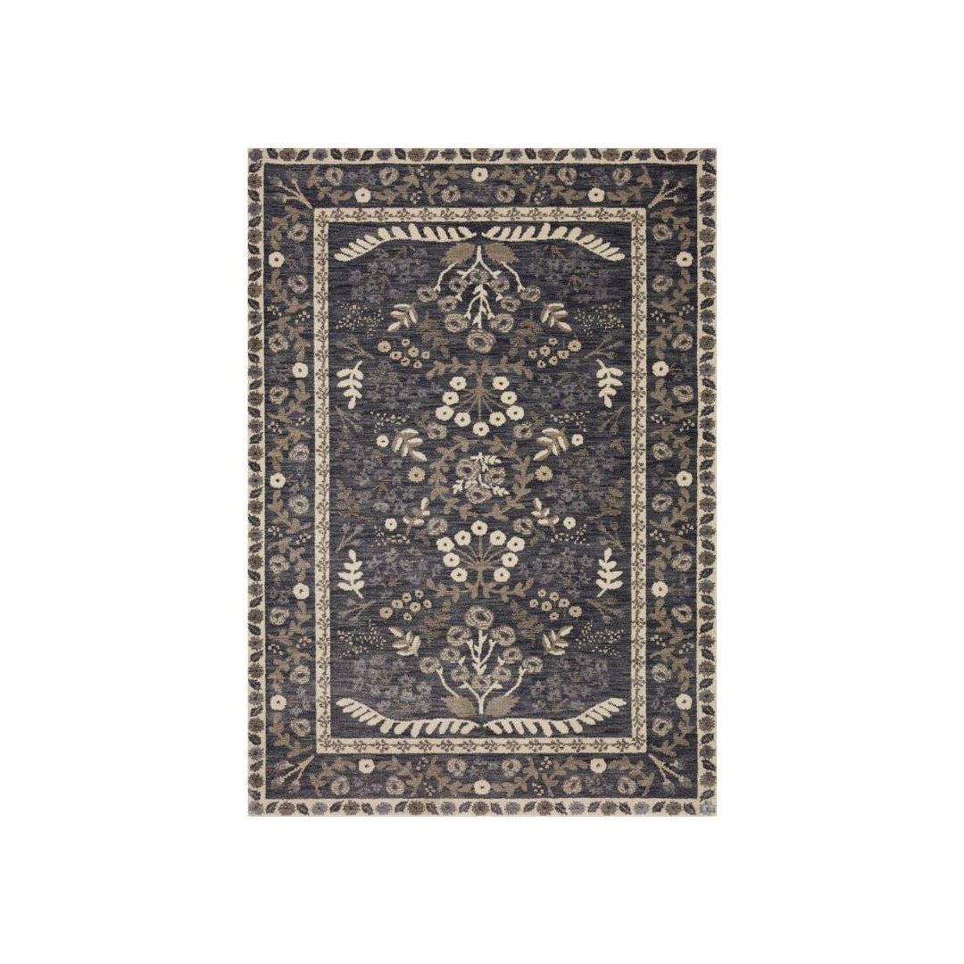 Fiore RP Florence Rug | Charcoal & White
