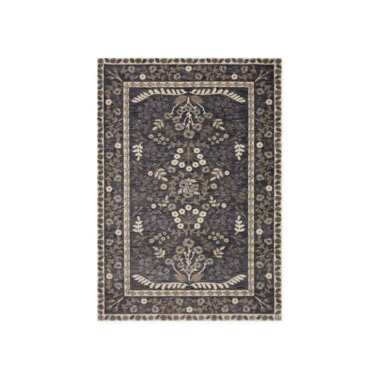 Fiore RP Florence Rug | Charcoal & White