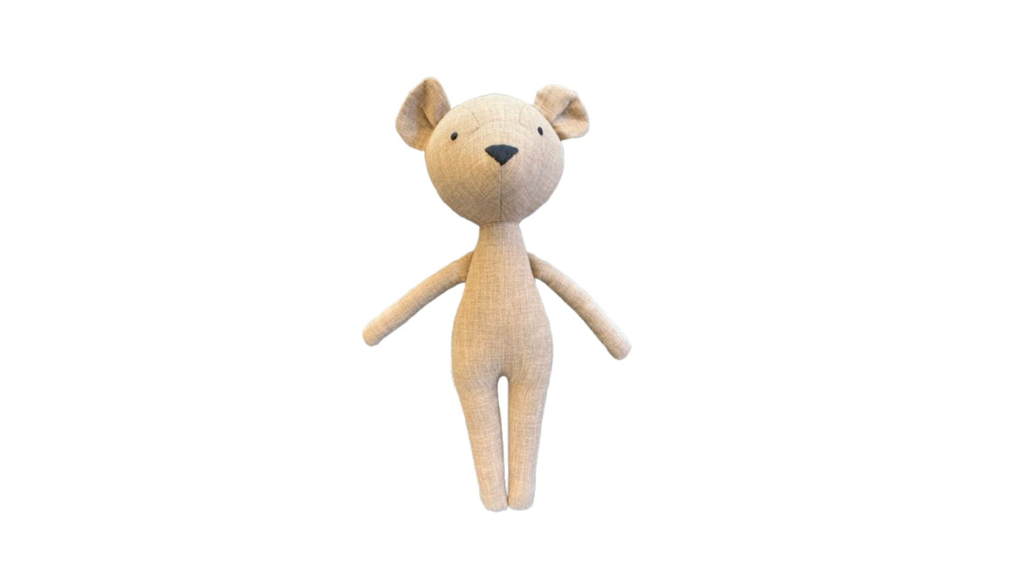 Handmade Linen Toy | Bear