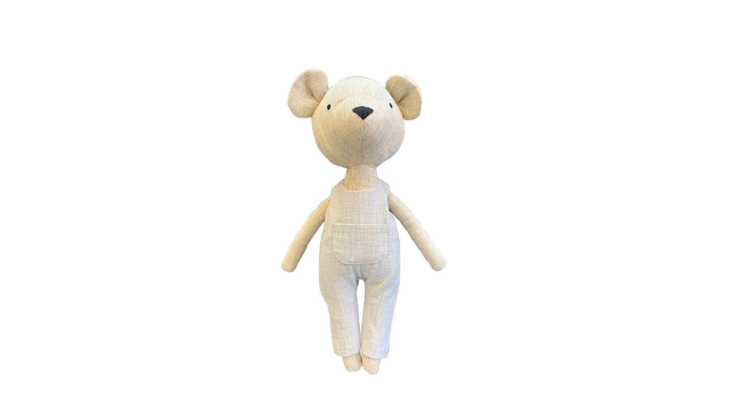 Handmade Linen Toy | Bear