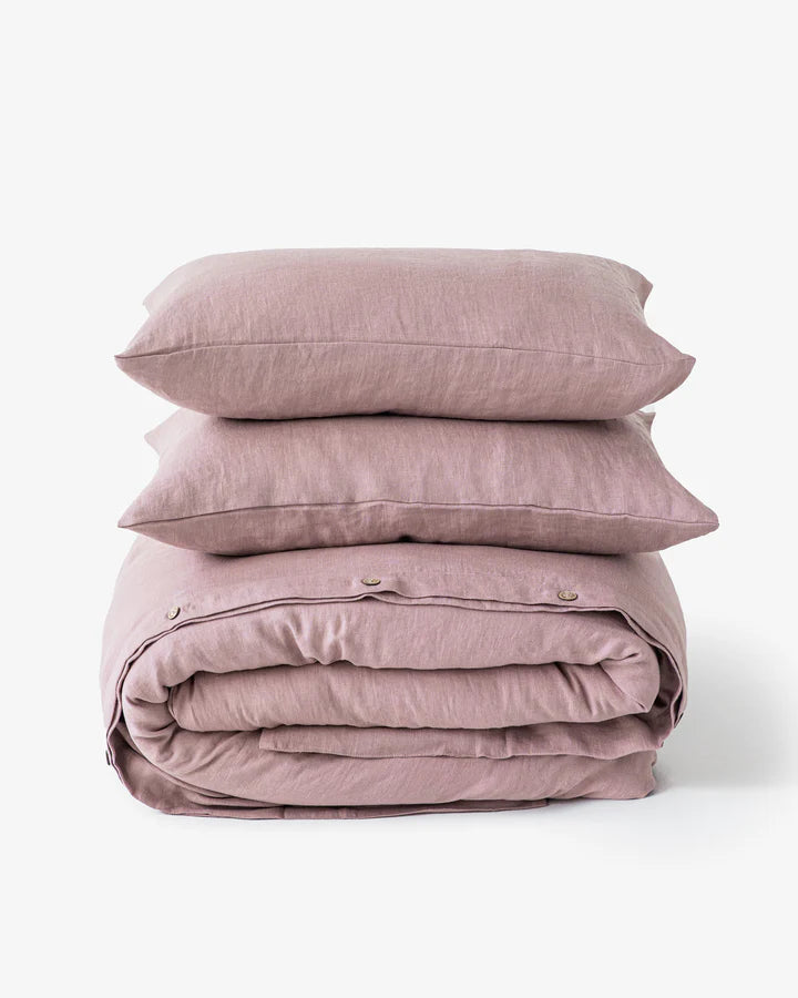 Linen Duvet Cover | Woodrose