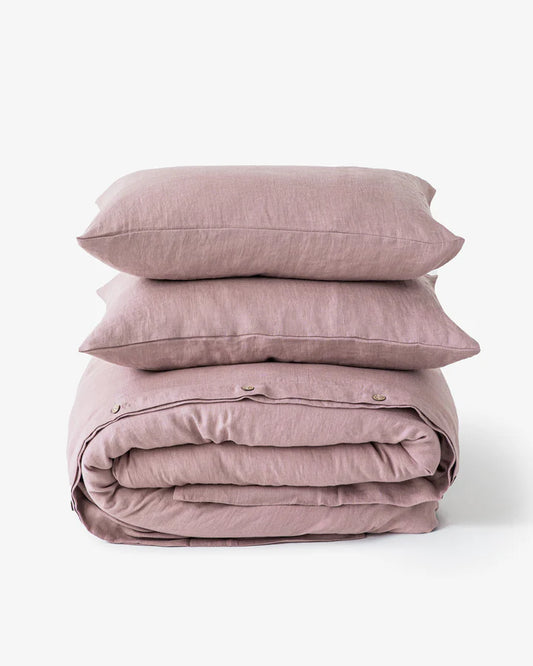 Linen Duvet Cover | Woodrose