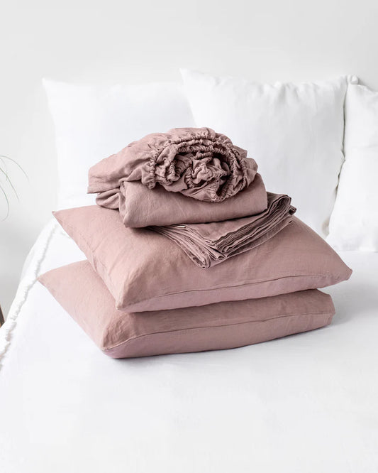 Linen Sheet Set | Woodrose